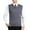 Grey, variant on uikmnh Fall Sweater Mens Fashion Casual Jacquard V Neck Bottomed Plaid Shirt Sleeveless Sweater Vest