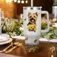 thumbnail image 2 of Yorkie Travel Tumbler for Women,40 oz Yorkie Vacuum Insulated Tumbler with Custom Name, 2 of 5