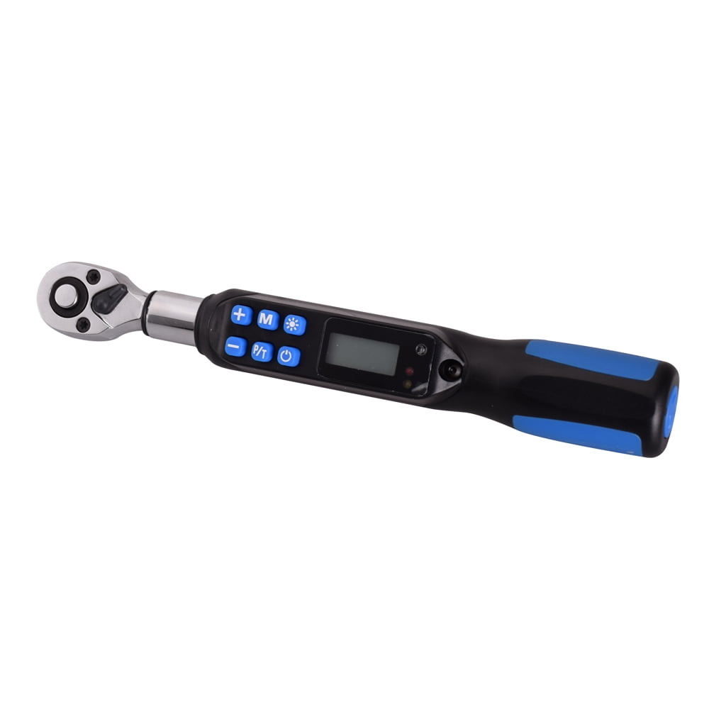 1/4" DR Portable Handheld Digital Display Backlight Torque Wrench 0.6