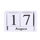 thumbnail image 1 of Calendario de letras de escritorio Inteprter Vintage Blanco 9,5 * 4,3 * 5 cm, 1 of 6
