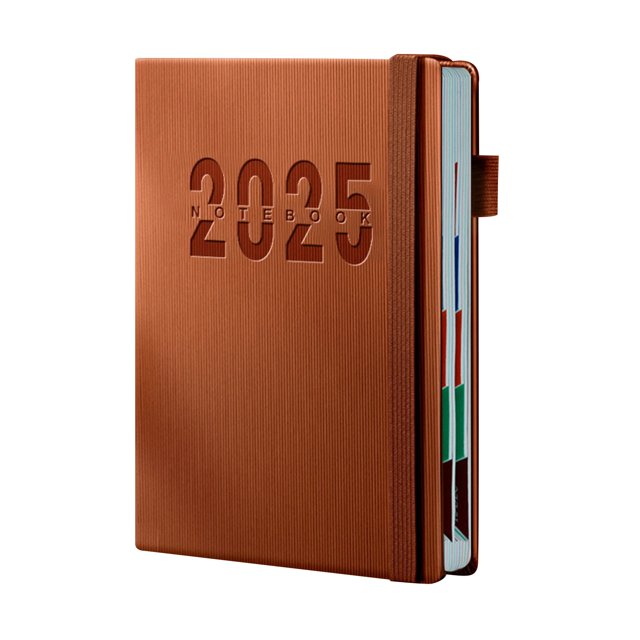Back to School Decorations 2025 Academic Planner 2025 Monthly Tabs Daily Organizer Twin Wire Binding Pocket Folder Sticky Notes