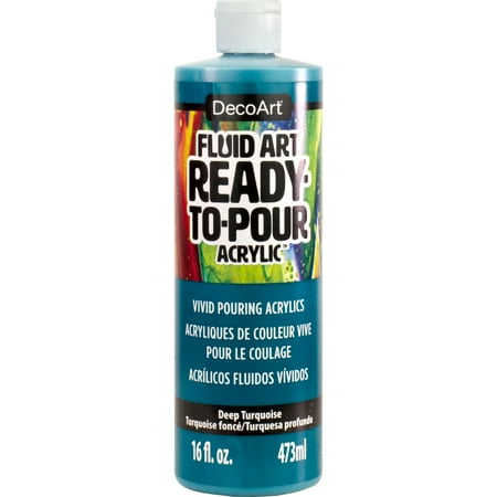 UPC: 0766218136923 | DecoArt® Fluid Art Ready-To-Pour Acrylic™ Paint 16oz.