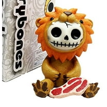 Furrybones Raion Sunny Lion With Meat Skeleton Monster Ornament Figurine