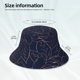 thumbnail image 3 of Balery Navy Dark Blue Sombreros para el sol para hombre y mujer, sombrero de pescador con UPF 50+, 3 of 6