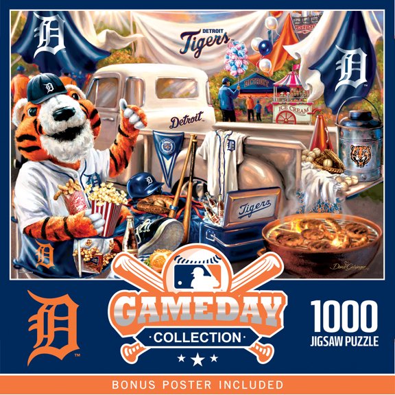 MasterPieces 1000 Piece Jigsaw Puzzle - MLB Detroit Tigers Gameday