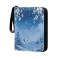 thumbnail image 4 of ALAZA Winter Flowers Trading Card Binder 4 Pocket Cards Collection Album 400 Folder Holder, 4 of 6