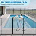 thumbnail image 2 of YUSAZENS Composite Fiber Pool Safety Fence, Removable Pool Barrier for Inground Above Ground Pool Garden Backyard 4x72ft, 2 of 8