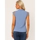 thumbnail image 4 of Blusa Básica Sin Mangas Allegra K Gris Azul S, 4 of 5
