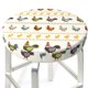 thumbnail image 3 of Balery Funny Chicken Fundas de asiento para taburete de bar redondo de tela de terciopelo ajustables que protegen de arañazos y manchas para sillas de 14 a 17 pulgadas.-12 inch, 3 of 7