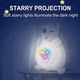 thumbnail image 3 of Mardi Gras 2024 baby sleep led lighting plush stuffed night light projector toy with music gift（A）, 3 of 5