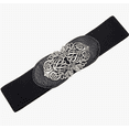 thumbnail image 5 of WCJM Fashion Elastic Wide Belt for Women Rd Buckle Design On Stretchy Waistband Versatile Belt for Pants Skirts or Tunics, 5 of 5