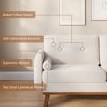 thumbnail image 4 of EastVita 65-Inch Loveseat Sofa-3 Seater Deep Seat-Premium Linen Upholstery-For Living Room-Bedroom-Office, 4 of 7