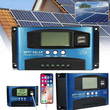 

40-100A MPPT Solar Charge Panel Regulator Charge Controller Auto Focus Tracking
