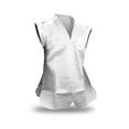 Taekwondo Sleeveless Uniform Gi Top, Martial Arts Kimono VNeck Karate