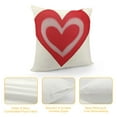 thumbnail image 4 of JEUXUS Valentines Day Pillow Covers Pink Heart Love Valentines Day Pillows Winter Holiday Lumbar Pillow Covers  Outdoor Pillowcase for Home Decor, 4 of 5