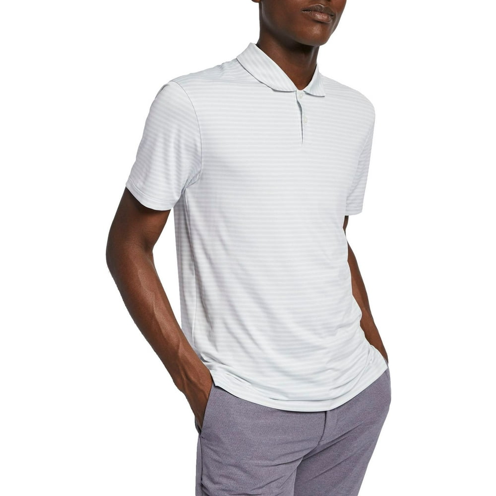 NEW 2019 Nike Dri-Fit Tiger Woods Vapor Platinum/Pure Men's Large Golf 