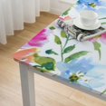 thumbnail image 5 of HAOXIT Square Table Cloth Square Table Cover Washable Wipeable Reusable Polyester for Dining Kitchen Party Decor 36*36, 5 of 8