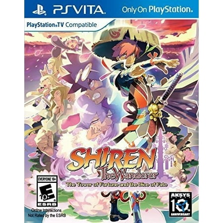 Shiren the Wanderer: Tower of Fortune & Dice of Fate, Aksys Games, PS Vita, (Best Ps Vita Strategy Games)