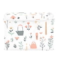 thumbnail image 7 of Yayeee Collapsible Storage Bin with Lid Fabric Closet Decorative Basket with Handles, Garden Pattern, 7 of 7