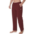 thumbnail image 2 of FEDTOSING Men's Sweatpants Cotton Male Jogger Loose Fit Red,up to Size 3XL, 2 of 5