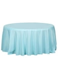 thumbnail image 6 of Efavormart Round Tablecloth, 120 Inch Stain & Wrinkle Resistant Washable Table Cloth, Decorative Polyester Fabric Table Cover for Banquet, Wedding, Dining - LIGHT BLUE, 6 of 9