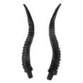 thumbnail image 2 of Diadema de cuerno de antílope artificial Zulema para Halloween, negro, 20 cm, 1 par, 2 of 6