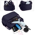 thumbnail image 1 of Large Capacity Nylon Crossbody Bag Multi Pocket Shoulder Bag Lightweight Casual Satchel Purse For Women Daily Commute Travel, 1 of 6