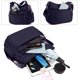 thumbnail image 1 of Bolsa cruzada de nailon de gran capacidad para mujer con múltiples bolsillos, correa ajustable para el hombro, resistente al agua, bolso casual ligero para uso diario, 1 of 6
