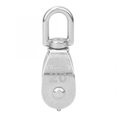 thumbnail image 2 of 2PCS 304 Stainless Steel Pulley M20 Fixed Pulley Double Wheel Lifting Sheave Rope pulley Mini Metal Sheave Lifting Wheel Tools ,Work Smooth and Silent, 2 of 6
