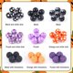 thumbnail image 4 of 48 cuentas gruesas de 20 mm color chicle, cuentas mixtas de diamantes de imitación, cuentas gruesas con lunares, cuentas acrílicas opacas, cuentas a rayas, 9 estilos de cuentas espaciadoras sueltas, 4 of 7