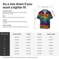 thumbnail image 5 of Kdxio Men'S Hawaiian Shirt For Men Short Sleeve Shirt Pride Rainbow Summer Casual Holiday Beach Button Down T-Shirts, 5 of 5