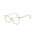 thumbnail image 1 of Gafas de ojo de gato Minnieouse a la moda Anti luz azul transparente estilo Vintage color champán, 1 of 6