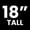 e) 89" Tall - 18" Depth, variant on Synergee 2200 Series Wall Mounted 89" by 24” Tall Squat Rack with J-Cups & Adjustable Pull Up Bar. Exercise Stand with 750lb Capacity. Power Cage.