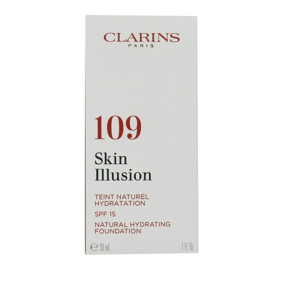 CLARINS 1 OZ SKIN ILLUSION FOUNDATION #109 WHEAT