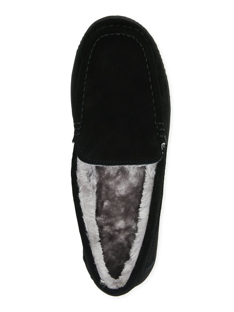 George Men's Hillcrest Suede Moccasin Slippers - Walmart.com