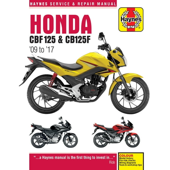 Honda CBF125 (09-17) Haynes Repair Manual ^