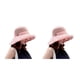 thumbnail image 2 of Qarigey Lady Sun Hat con hebilla Summer plegable Fisherman' Hats Mesh Wide Cap Transpirable al aire libre para Beach Headwear Pink Rosa tamaño libre 2piezas, 2 of 6