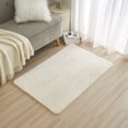 thumbnail image 2 of Nanshing Emaline Faux Rabbit Rug , Size 30" x 46" , White, 2 of 5