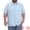 Light Blue, variant on DARING DIVA Men's Big Tall Summer Casual Short Sleeve Button Down Shirts XL Khaki