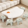 thumbnail image 4 of DPTALR Stool For Toilet Low Stepping Stool With Nonslip Base Enhanced Stability For Bathroom Use Elegant Design For Adults For Living Room And Shower, 4 of 6