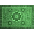 thumbnail image 1 of Ahgly Company Indoor Rectangle Oriental Emerald Green Modern Area Rugs, 7' x 9', 1 of 4