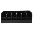 thumbnail image 4 of OUNONA Bamboo Belt Organizer Box for Storage Black 6Compartment Display Case with Exquisite Workmanship, 4 of 8