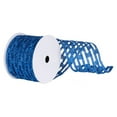 thumbnail image 2 of Vickerman 4" Purple Metallic Rectangle Wired Mesh Ribbon, 2 of 10