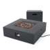 thumbnail image 4 of 50000 BTU Outdoor Square MgO Propane Fire Pit Table with Tank Holder - Dark Gray, 4 of 10