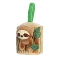 thumbnail image 2 of Aurora - Small Brown Hideouts - 5.5" Sloth - Enchanting Stuffed Animal, 2 of 5