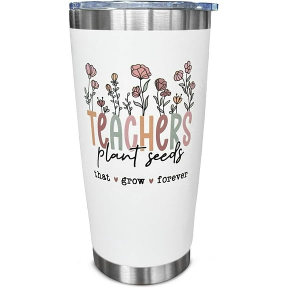Teacher Gifts, 20 oz Travel Tumbler Coffee Cup, Teacher Appreciation, Christmas, Birthday, Back to School Gift