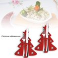 thumbnail image 2 of 12 Pcs Christmas Silverware Holders Set Xmas Table Decorations Christmas Tree Cutlery Holders Pockets, 2 of 5