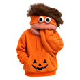 thumbnail image 4 of Big Mouth Monster Pullover Hoodies Unisex Flannel Hooded Sweatshirt,Novelty Graphic Pocket Sweatshirt, Funny Fleece Long Sleeve Casual Tops for Teens & Adults, 4 of 5