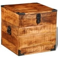 thumbnail image 3 of vidaXL Storage Chest Cubic Rough Mango Wood, 3 of 5