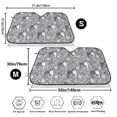 thumbnail image 3 of Daiia Cute Dog And Flowers Windshield Sun Shade for Car SUV Truck (Small ), Car Sun Shade Windshield, Car Shades for Front Windows, Sunshade for Car Windshield, 3 of 7